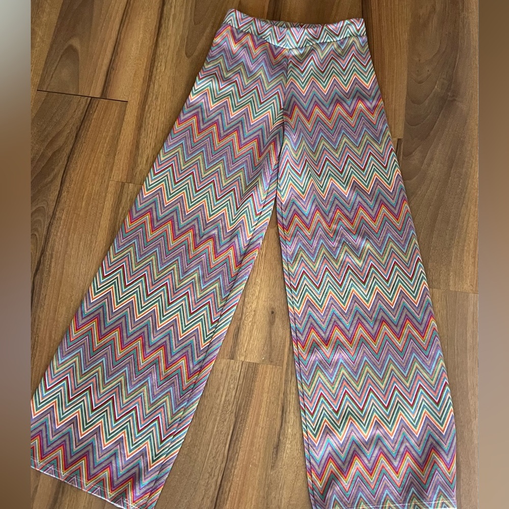 Missoni inspired knit pant